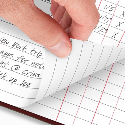 2026 AT-A-GLANCE Standard Hardcover Daily Diary, 7.75" x 12", Ruled, Red (SD377-13-26)