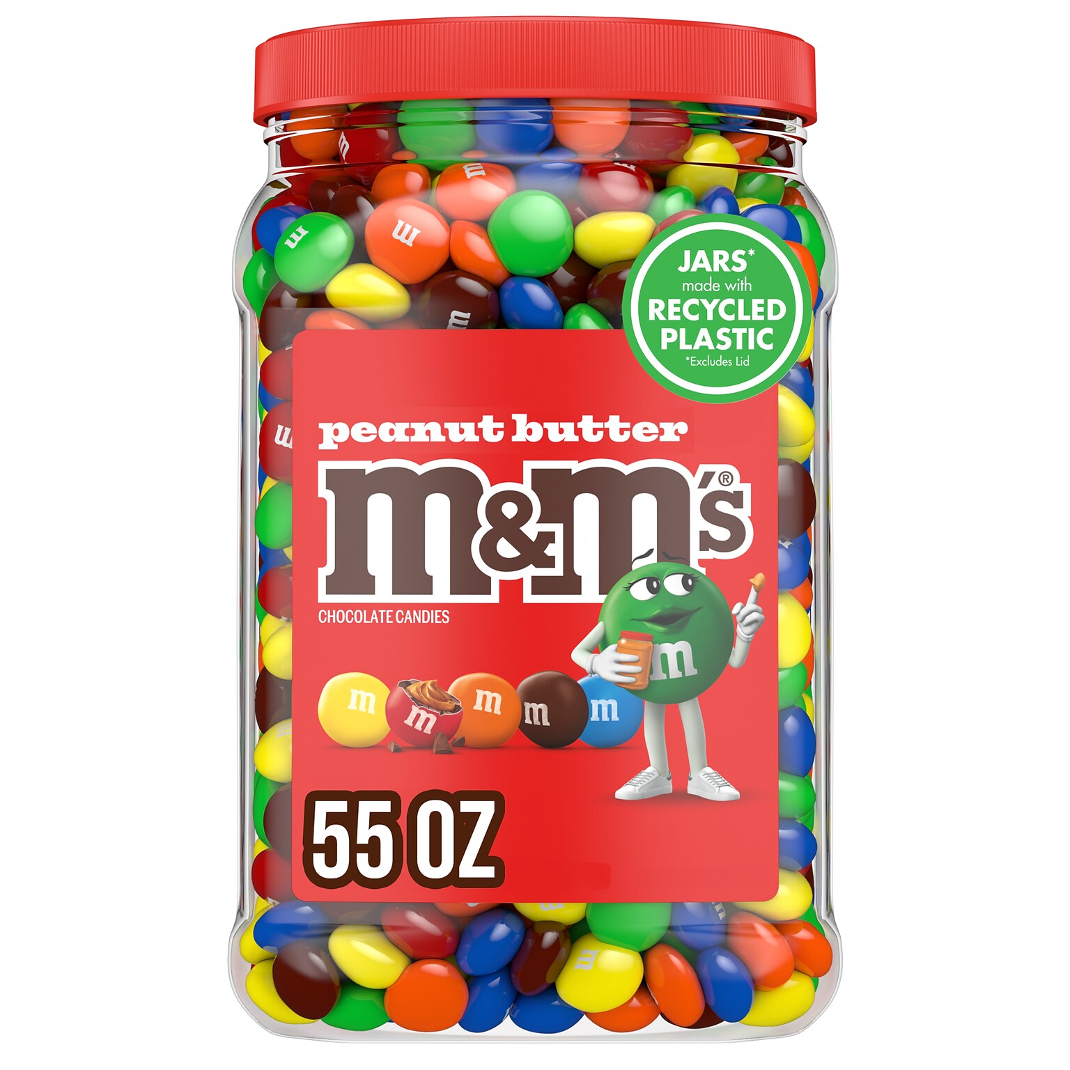 M&Ms Peanut Butter Milk Chocolate Pieces, 55 oz. (220-02034)
