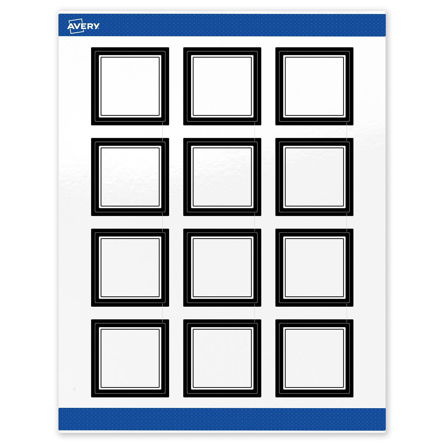 Avery Laser/Inkjet Square Multipurpose Labels, 2 x 2, White, 120/Pack (S00-DM2)