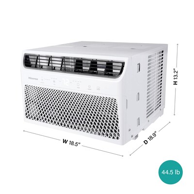Hisense 115-Volt 10000 BTU Window Air Conditioner with Remote, WiFi Enabled, White (AAW10TW26)