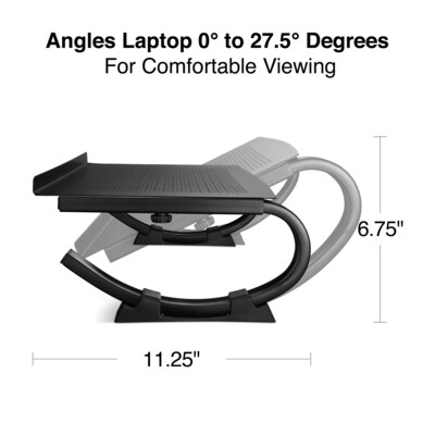 Quill Brand® Adjustable Steel Curved Laptop Stand