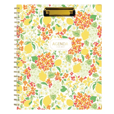 2026-2027 Blue Sky Palermo Clip 8 x 11 Academic Year Weekly & Monthly Planner, Plastic Cover (157586)