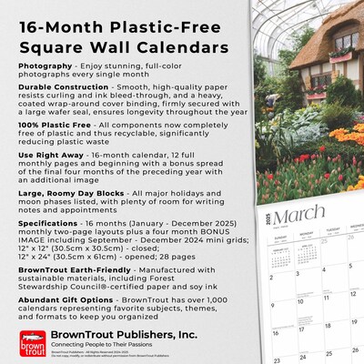2025 BrownTrout Old Doon Virginia Places 12" x 12" Monthly Wall Calendar (9781975476434)