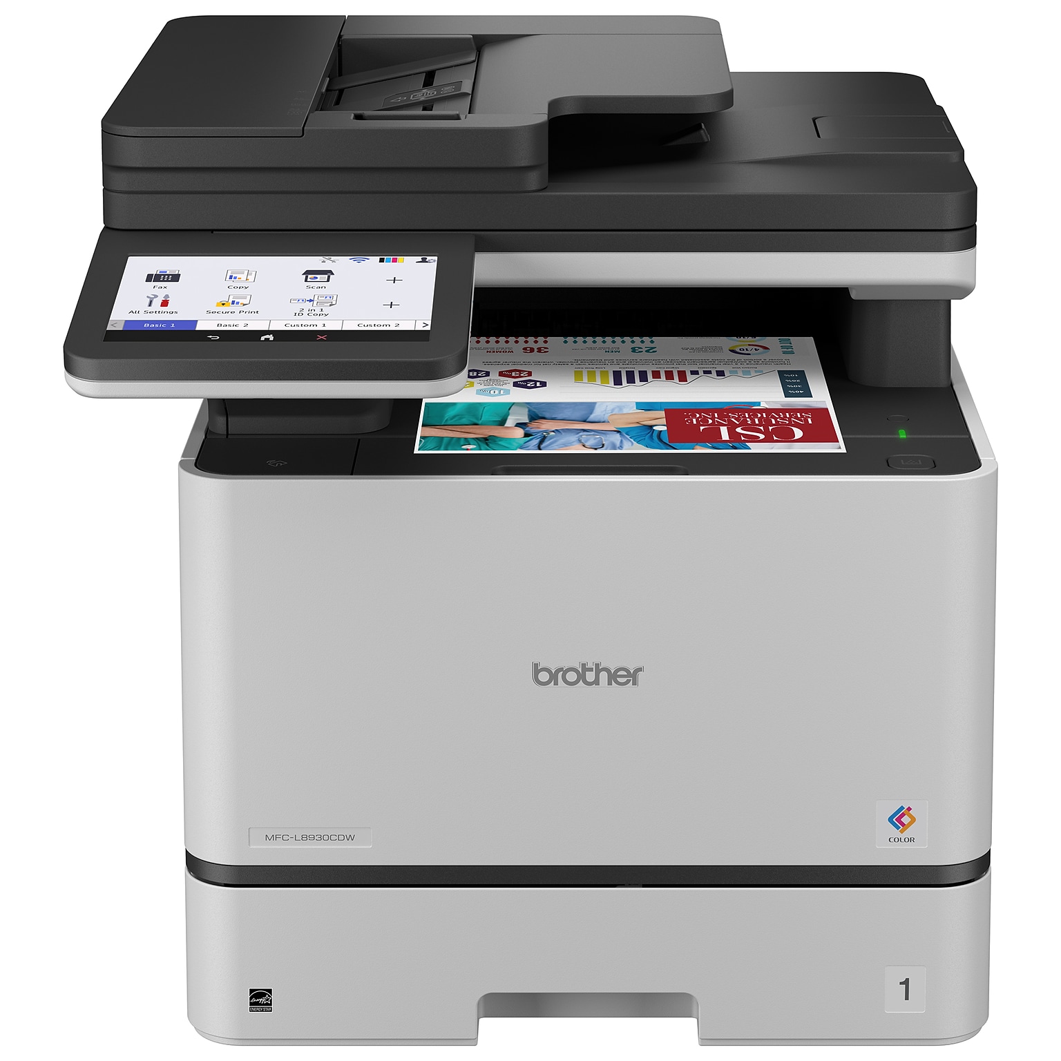 Brother MFC-L8930CDW Wireless Color All-In-One Laser Printer, Best for Office