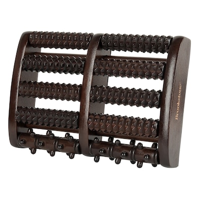 Brookstone Large Wooden Foot Massager, Brown (WL1171-BRA)