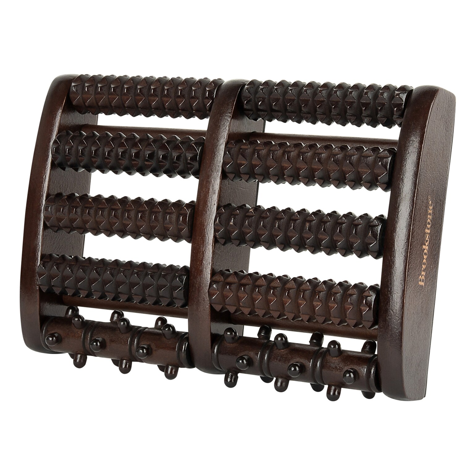 Brookstone Large Wooden Foot Massager, Brown (WL1171-BRA)