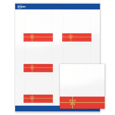 Avery Square Multipurpose Labels, 3 x 3, White, 60/Pack (19479370562)