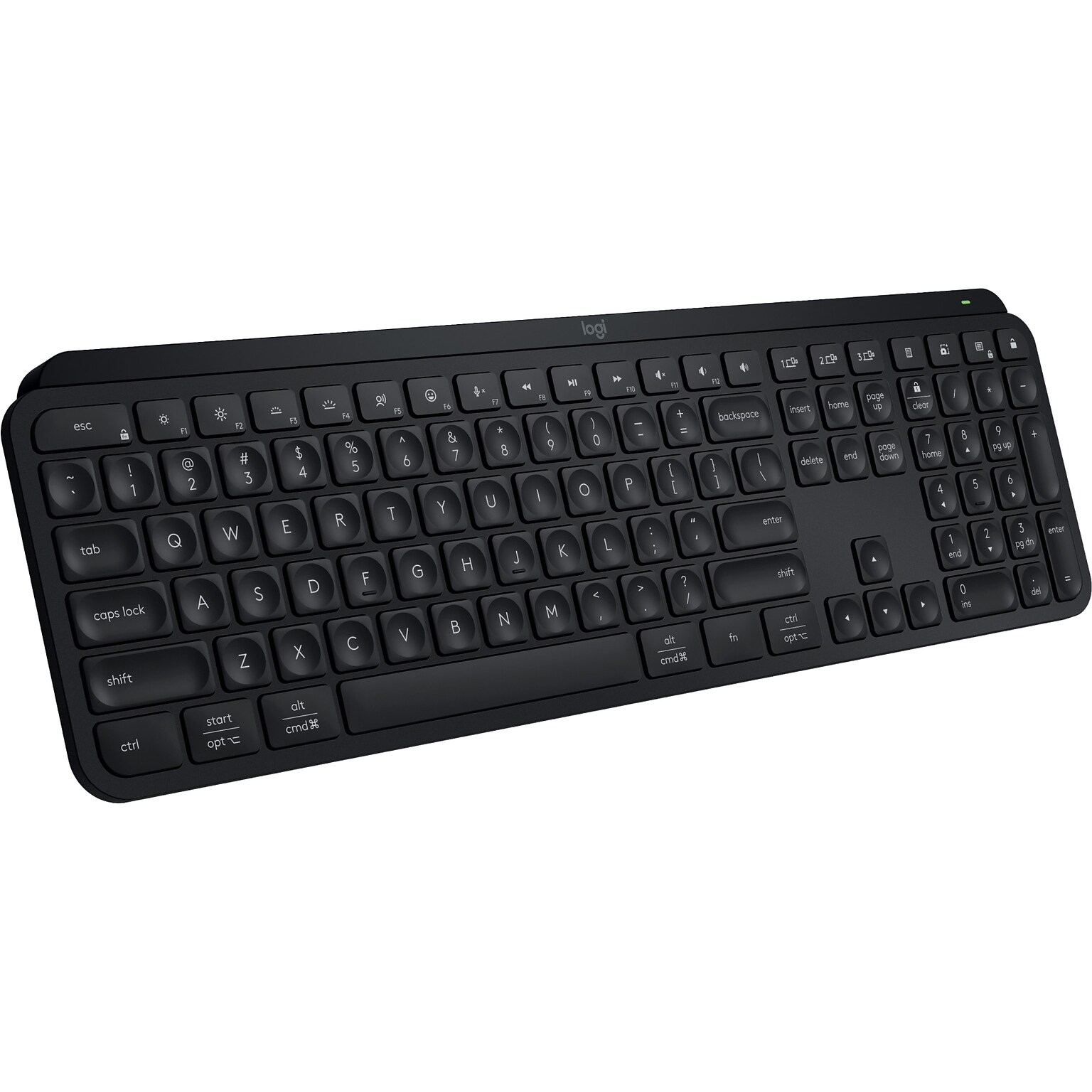 Logitech MX Keys S Wireless Keyboard, Black (920-011406)