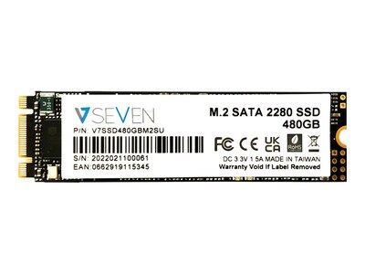 V7 480GB M.2 SATA/600 Internal Solid State Drive (V7SSD480GBM2SU)