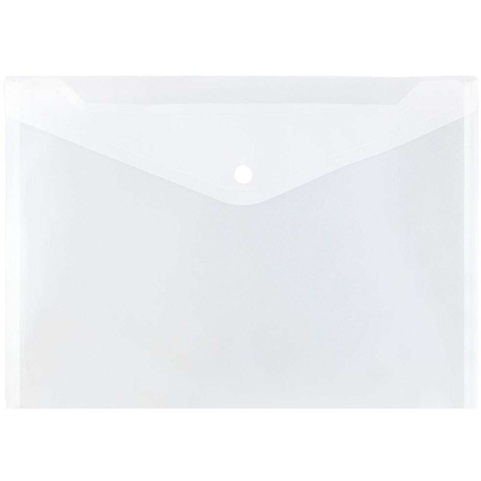 JAM Paper Premium Plastic Document File, Letter, Clear, 3/Pack (218S0CLGX3)