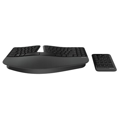 Incase Sculpt Ergonomic Designed by Microsoft Wireless Keyboard, Black (5KV-00001)