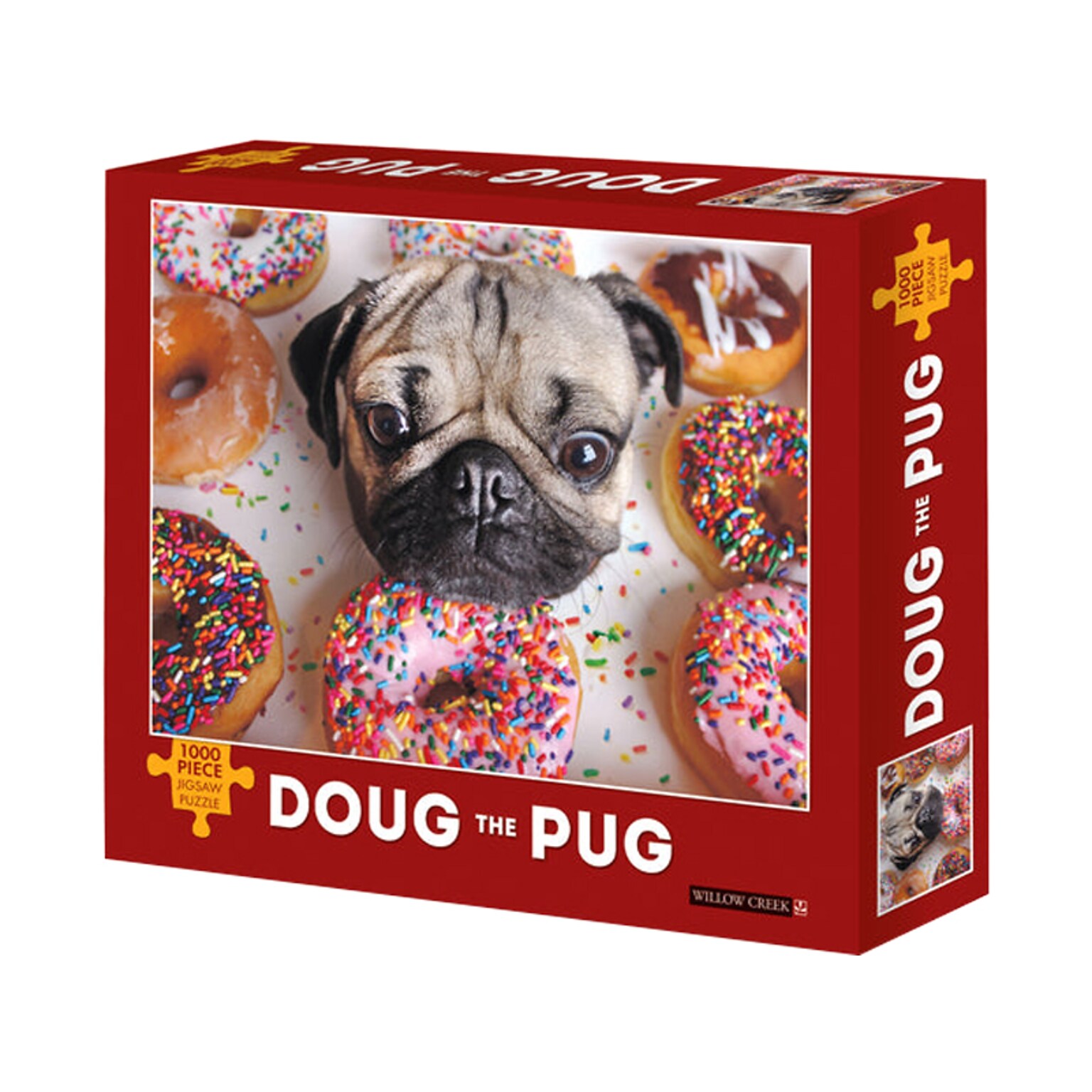 Willow Creek Doug the Pug 1000-Piece Jigsaw Puzzle (39811)