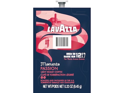 Lavazza Momento Passion Coffee Flavia Freshpacks, Light Roast, 38/Carton (48790)