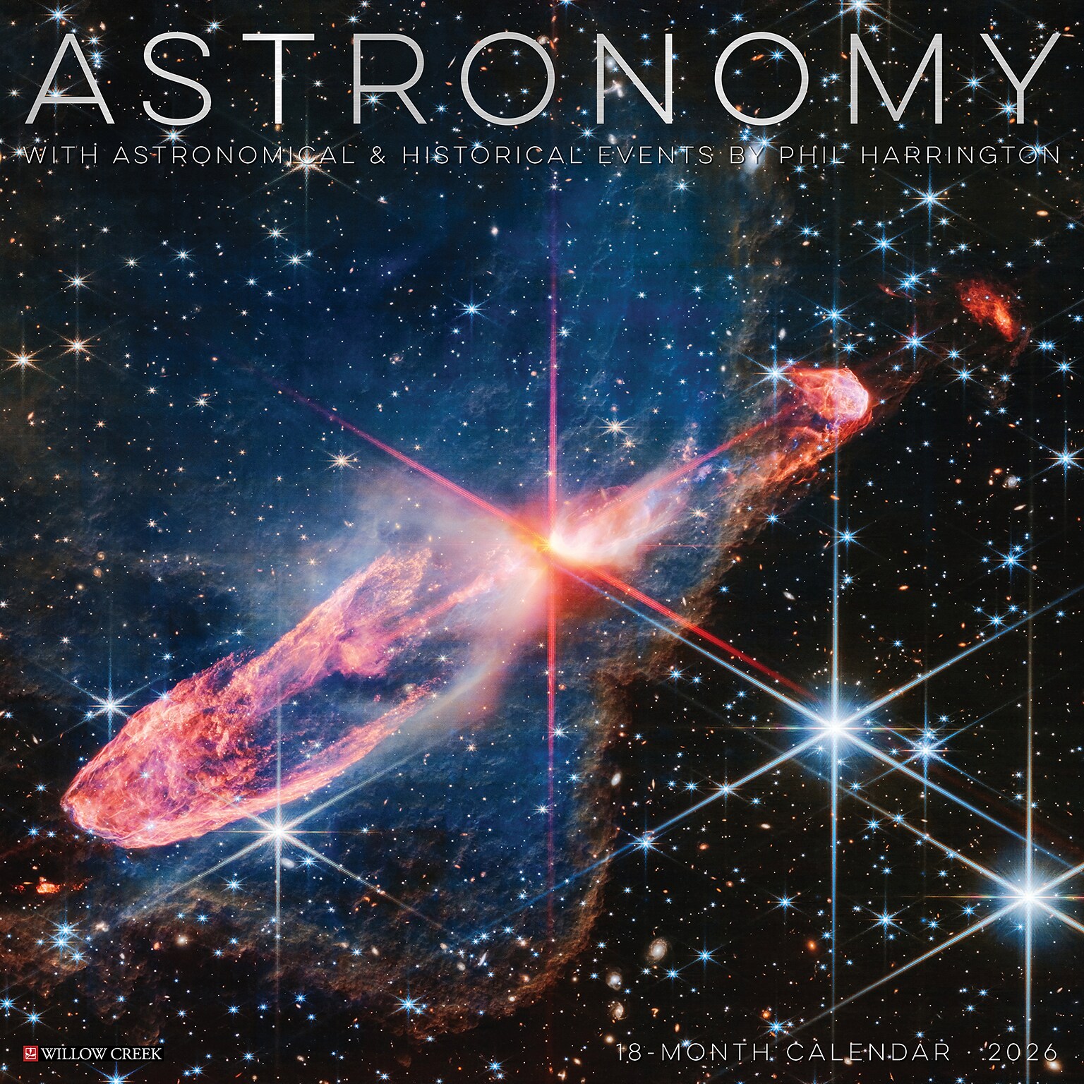 2026 Willow Creek Astronomy 12 x 12 Monthly Wall Calendar (49952X)