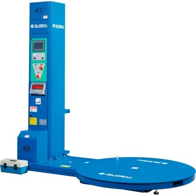 Global Industrial Stretch Wrap Machine w/ NTEP Scale, 10 Free Rolls of Stretch Wrap (238507B)