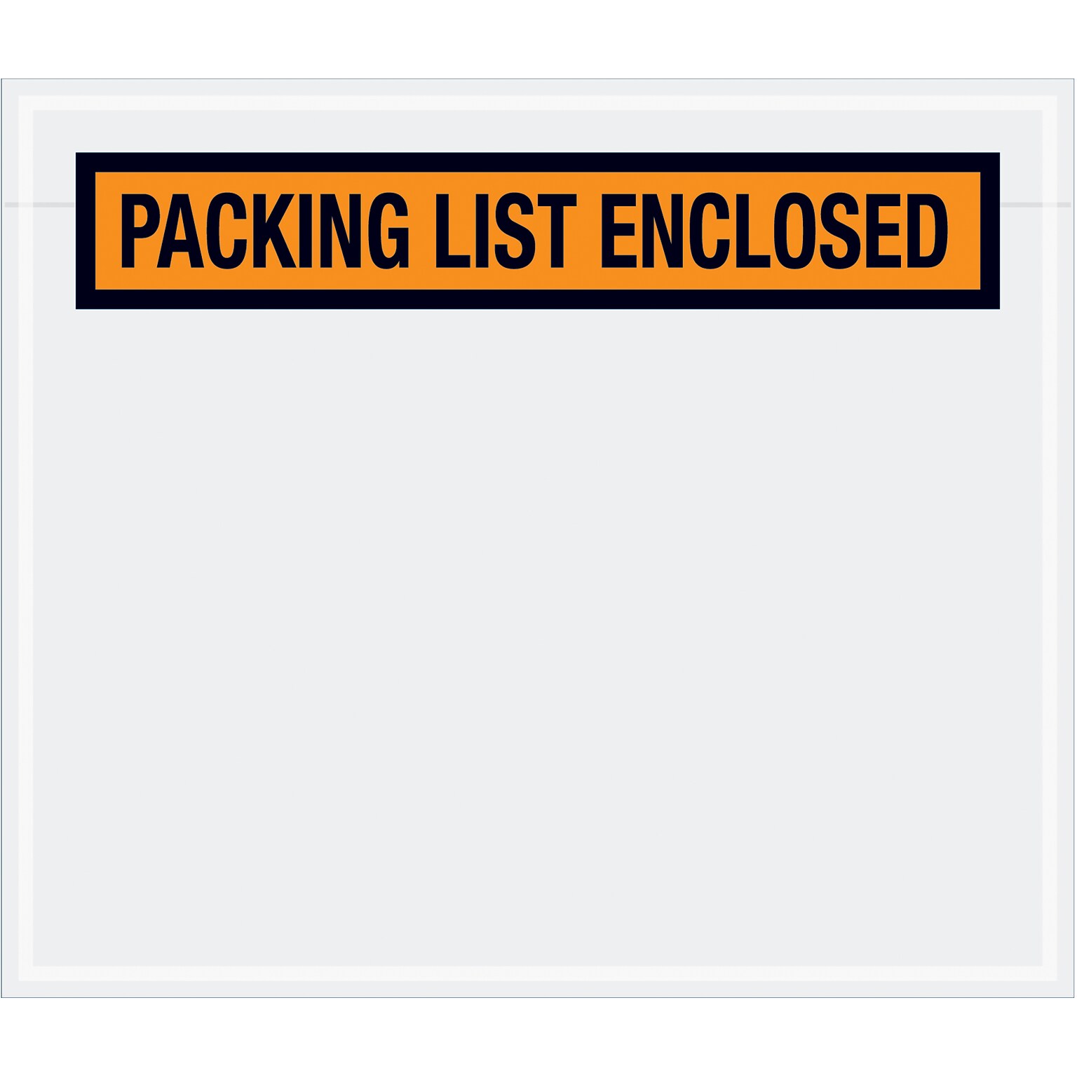 Packing List Envelope, 7 x 6, Clear, 1000/Carton (PL32)