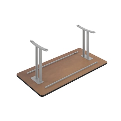 Correll Curvature Collection 72W x 36D Conference Table, New England Driftwood (CC3672R-52-14-52)