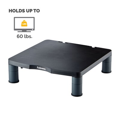 Fellowes Standard Adjustable Monitor Riser, Up to 42", Graphite (9169301)