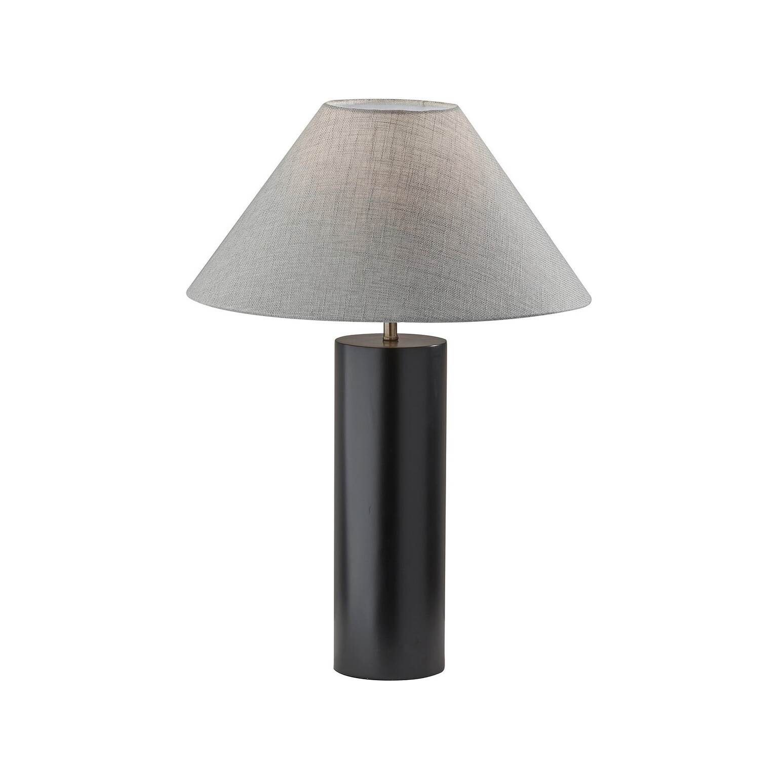 Adesso Martin Incandescent Table Lamp, Black/Light Gray (1509-01)