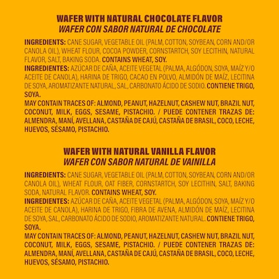 Bauducco Wafer Variety Pack, 1.4 oz., 20/Pack (220-02904)