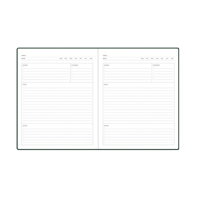 Blue Sky Bespoke Composition Notebook, 8" x 10", Forest Green (159134)