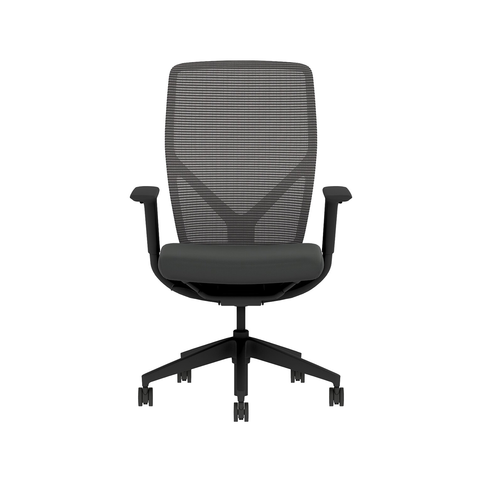HON Flexion Fabric/Mesh Swivel Task Chair, Black (HFXT1.F0.STC.A.H.IM.UR10.NL.SB.T)