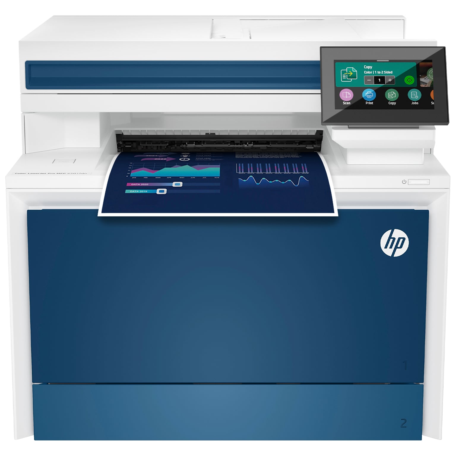 HP Color LaserJet Pro LJP 4301fdn Color Laser Printer, All-In-One, Print, Scan, Copy, Fax (4RA81F)