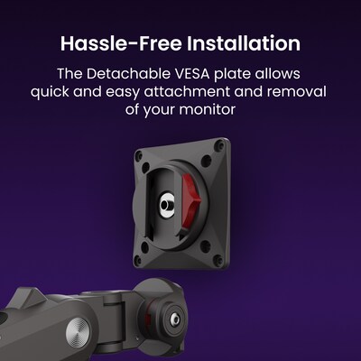 Kanto DMG Heavy-Duty Desktop Gaming Monitor Arm for 32” - 60” Screens, Black