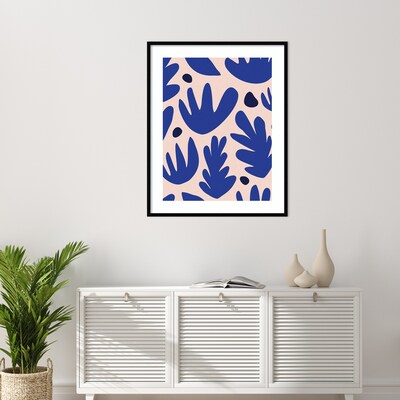 Amanti Art Bluebell Poster by Urban Road Wood Framed Wall Art Print, 33" x 41" (A42675529135)