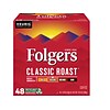 Folgers Classic Roast Coffee, Keurig K-Cup Pod, Medium Roast, 48/Box (5000363378)