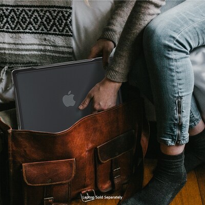 SaharaCase Raider Series Laptop Case for MacBook Pro 16-Inch (2021–2025, M1–M5), Black/Clear (LT00044)