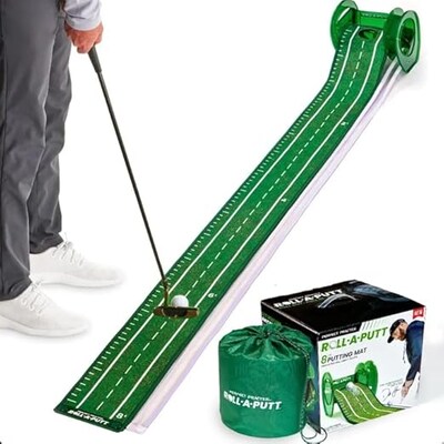 Perfect Practice Golf Putting Mat with Ball Return (PP-61563-1)