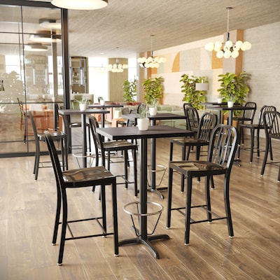 Flash Furniture Bennett 24"W x 30"D 1.5" Thickness Rectangular Table Top, Wooden, Dark Brown (GSF0032430DKBRN)