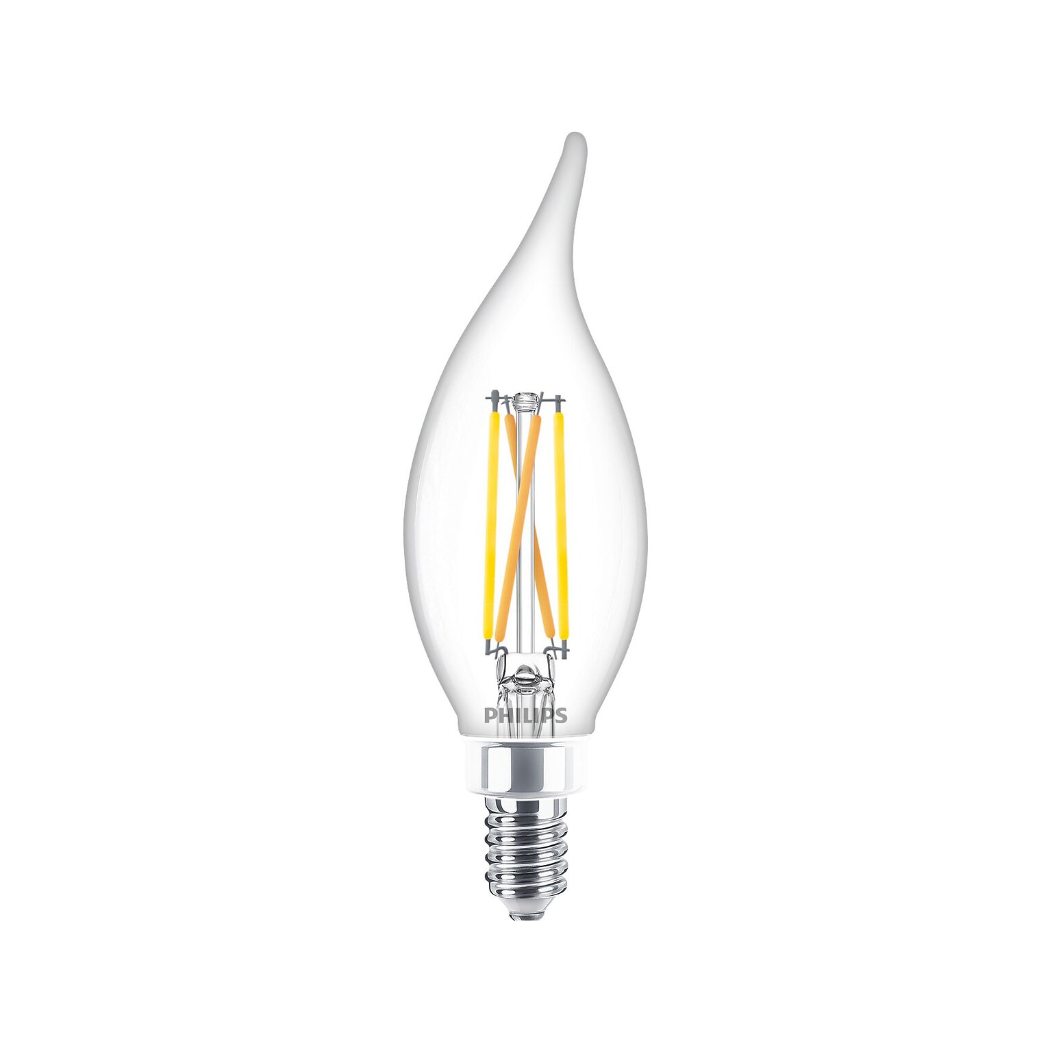 Philips 2.3-Watt Warm Glow LED Decorative Bulb, 6/Carton (566653)