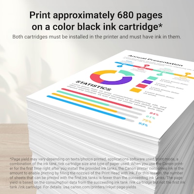 Canon 271XL Yellow High Yield Ink Cartridge (0339C001)
