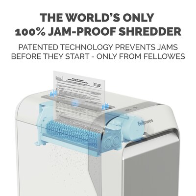 Fellowes LX220 20-Sheet Micro-Cut Shredder, White (5015501)