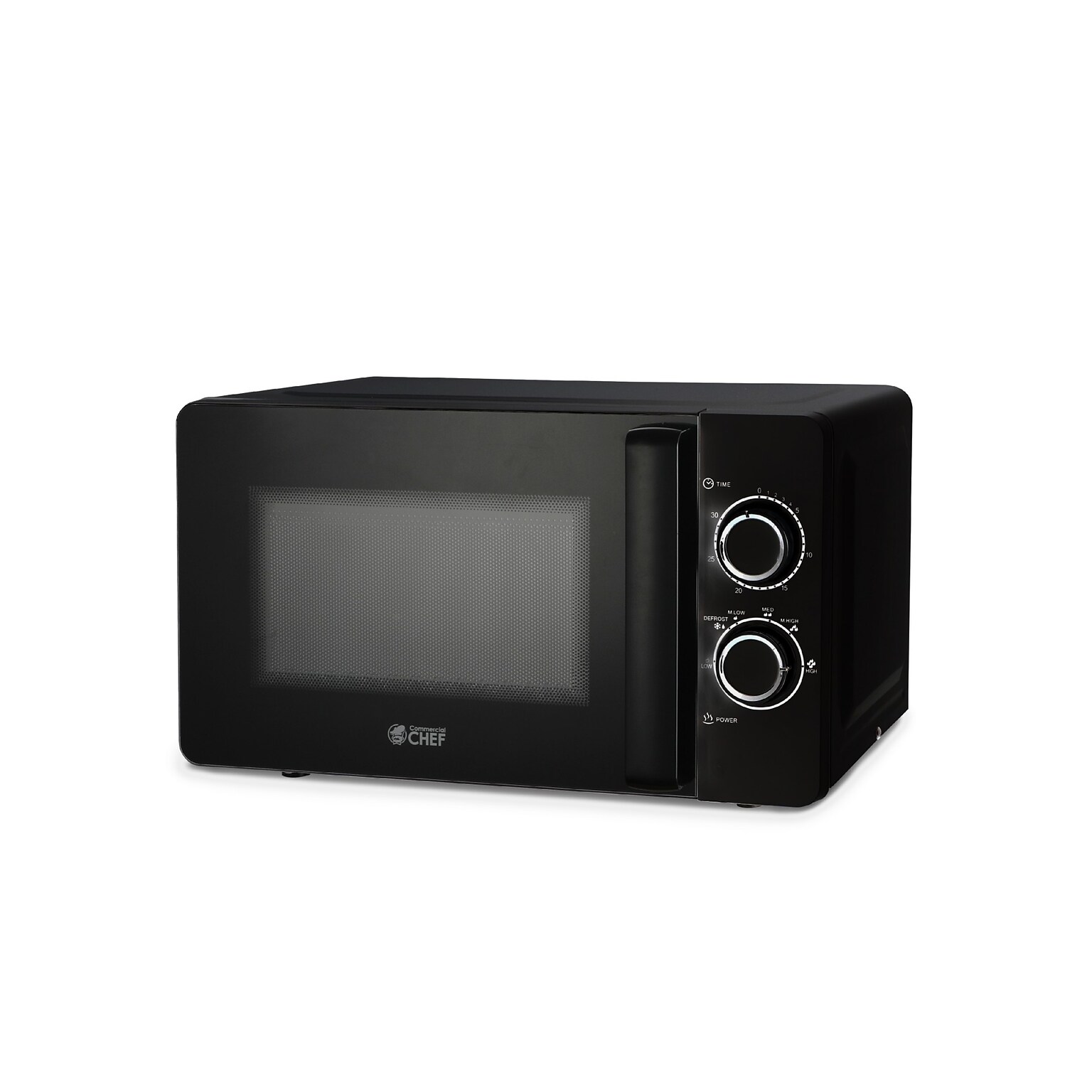 Commercial Chef 0.7 Cu. Ft. Countertop Microwave, Black (CHM7DBD)