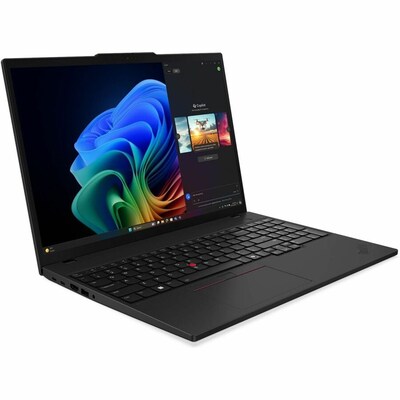 Lenovo ThinkPad T16 Gen 4 16 AI Laptop, Copilot+ PC, AMD Ryzen AI 5 PRO 340, 2 GHz, 16GB RAM, 256GB SSD, Windows 11 Pro, Black