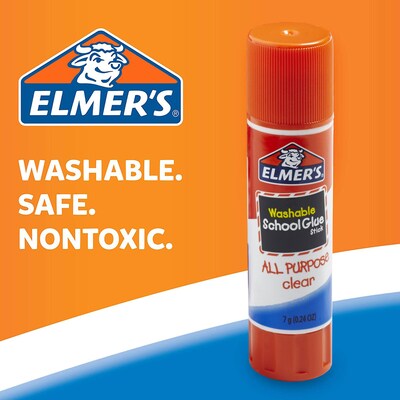 Elmer's Washable Glue Sticks, 0.24 oz., 4/Pack (E542)