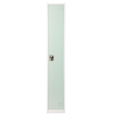 AdirOffice 72" Single Tier Misty Green Storage Locker (ADI629-201-MGRN)