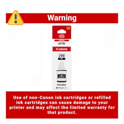 Canon GI-290 Black Standard Yield Ink Cartridge Refill (1595C001)