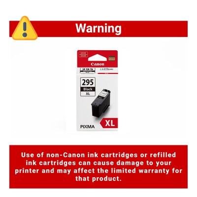 Canon PG-295XL Black High Yield Ink Cartridge (PG-295)