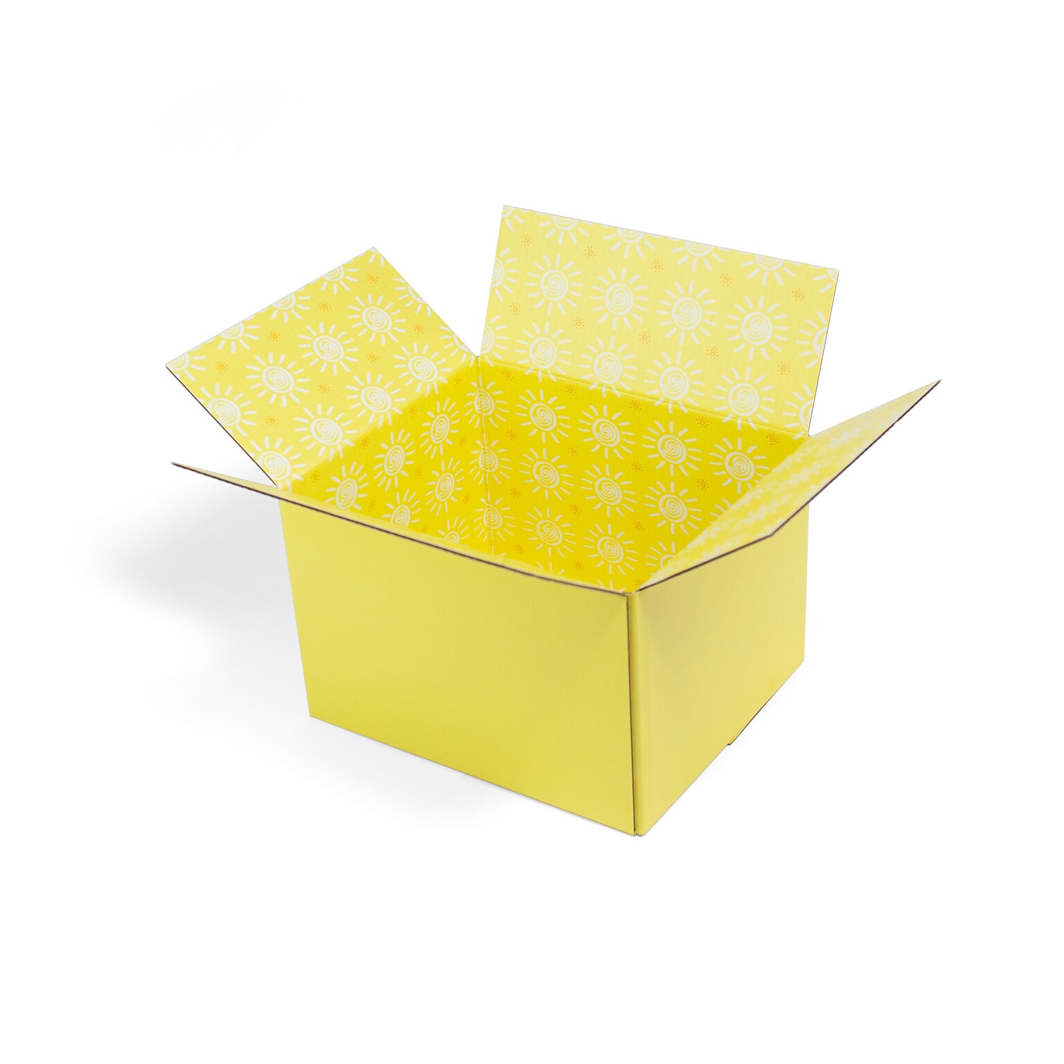 Great Papers 12 x 8 x 10 Shipping Boxes, 200# Mullen Rated, Double Wall, Yellow, 2/Pack (2022025)