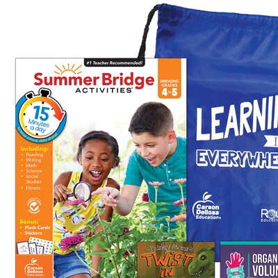 Summer Bridge Activities Summer Bridge Essentials Backpack, Grade 4-5 Workbook, 8/Set (CD-745386B)