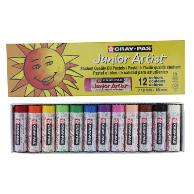 Sakura Cray-Pas Junior Artist, Chubbies, Assorted Colors, 12/Set, 2 Sets/Bundle (SAKXCJP12-2)