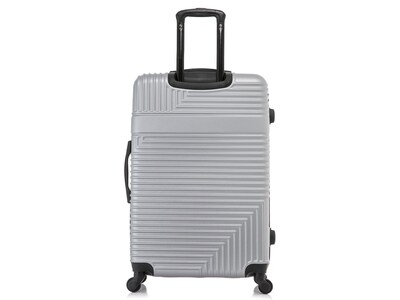InUSA Resilience 28" Hardside Suitcase, 4-Wheeled Spinner, TSA Checkpoint Friendly, Silver (IURES00L-SIL)