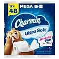 Charmin Ultra Soft Mega Toilet Paper, 2-Ply, White, 224 Sheets/Roll, 12 Rolls/Pack (61789)