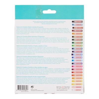 Talens Art Creation Water Soluble Oil Pastel Set, Assorted Colors (TLN9029124M)