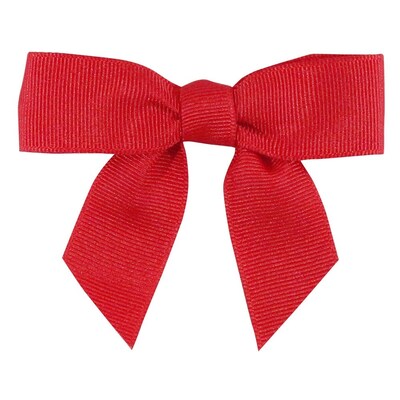 JAM Paper Grosgrain Bows, Red Grosgrain, 100/pack (52640349293)