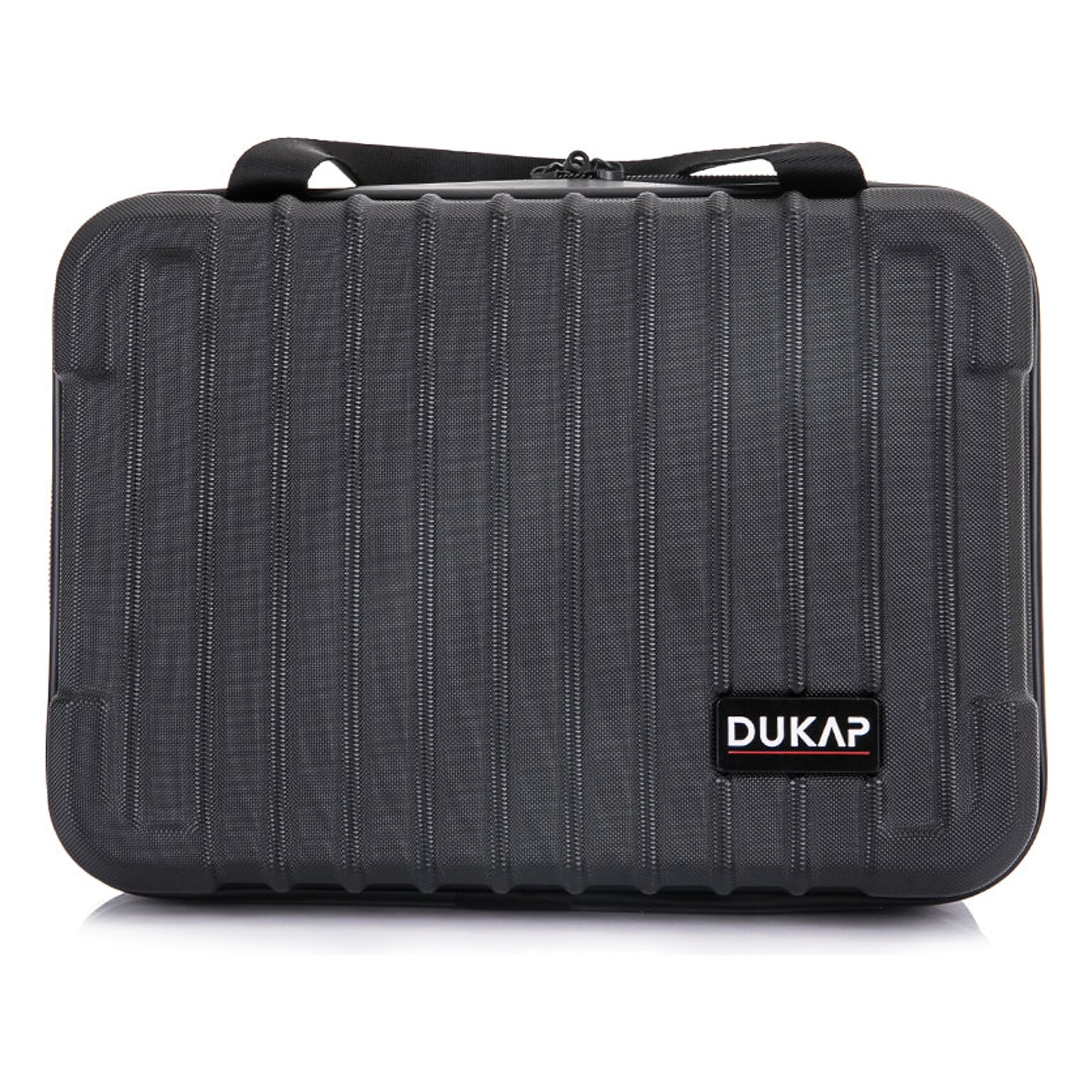 DUKAP Tour 11.5 Plastic Toiletry Bag, Water Resistant, Black (DKTOU00XS-BLK)